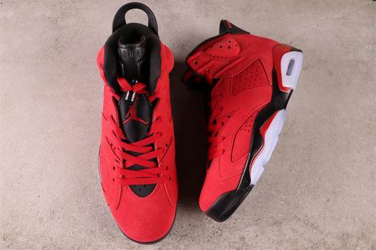 Air Jordan 6 Toro Bravo CT8529-600 Men's Basketball Shoes Red Black-036